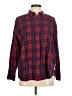 Madewell 100% Cotton Plaid Red Long Sleeve Button-Down Shirt Size M - photo 1