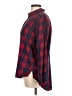 Madewell 100% Cotton Plaid Red Long Sleeve Button-Down Shirt Size M - photo 5
