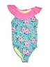 Unbranded Tropical Pink One Piece Swimsuit Size 3 (estimated) - photo 1