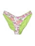 Assorted Brands Floral Green Swimsuit Bottoms Size S (estimated) - photo 1