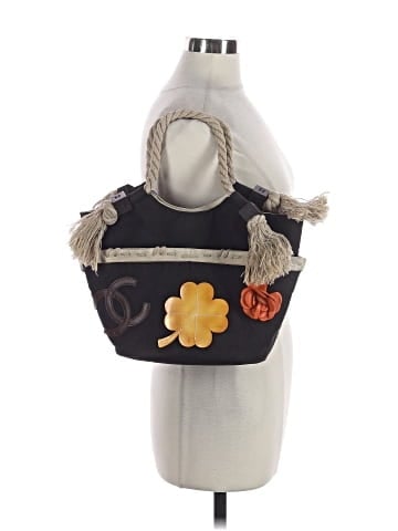 Chanel CC Camellia Rope Satchel (view 2)