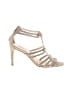 L.K. Bennett Metallic Ivory Gray Sandals Size EU 38 1/2 - photo 1