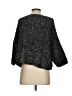 Graham & Spencer Metallic Black Silk Pullover Sweater Size S - photo 2