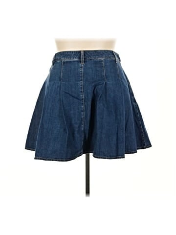 Lands' End Denim Skirt (view 2)