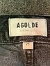 AGOLDE 100% Cotton Hearts Black Denim Shorts Size 25 waist - photo 3