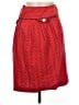 Madchen 100% Cotton Chevron-herringbone Red Casual Skirt Size 6 - photo 1
