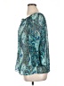 Lane Bryant 100% Polyester Teal 3/4 Sleeve Blouse Size 14 - 16 Plus - photo 5