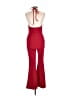 Boohoo Solid Red Jumpsuit Size 10 - photo 2