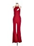 Boohoo Solid Red Jumpsuit Size 10 - photo 1