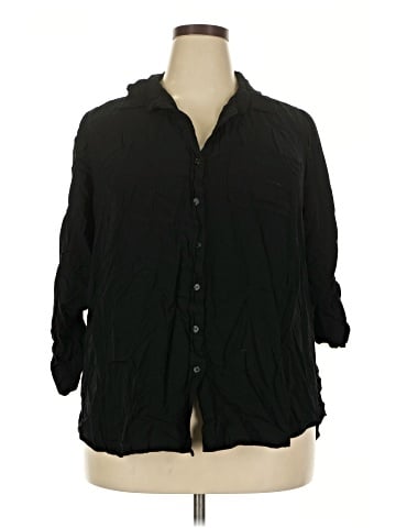 Velvet Heart 3/4 Sleeve Button-Down Shirt (view 1)