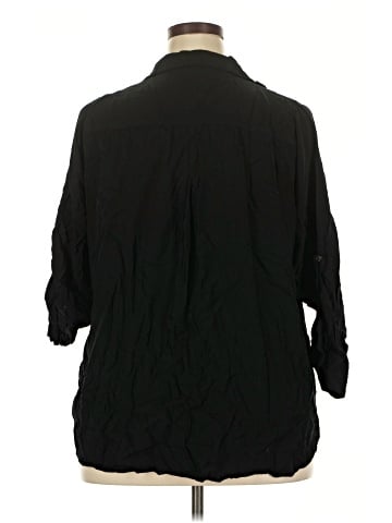 Velvet Heart 3/4 Sleeve Button-Down Shirt (view 2)