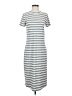 Sugar Lips Stripes Gray Casual Dress Size S - photo 1