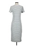 Sugar Lips Stripes Gray Casual Dress Size S - photo 2