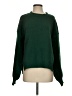 Unbranded 100% Polyester Solid Green Pullover Sweater Size S - photo 1