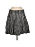 Candie's Metallic Silver Casual Skirt Size M - photo 1