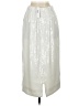 J.Crew Collection 100% Polyester Metallic Silver Formal Skirt Size XS - photo 2
