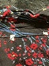 Unbranded 100% Viscose Floral Black Long Sleeve Button-Down Shirt Size M - photo 7