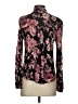 Lucky Brand Floral Black Long Sleeve Blouse Size S - photo 2