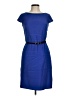 AB Studio Solid Blue Casual Dress Size 8 - photo 1