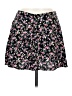 Lush 100% Rayon Floral Black Casual Skirt Size M - photo 1