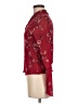 Assorted Brands Floral Burgundy Long Sleeve Blouse Size M - photo 5