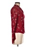 Assorted Brands Floral Burgundy Long Sleeve Blouse Size M - photo 4