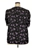 Torrid 100% Polyester Purple 3/4 Sleeve Blouse Size 2X Plus (2) - photo 2