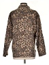 Pol 100% Cotton Animal Print Brown Jacket Size S - photo 2