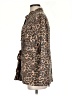 Pol 100% Cotton Animal Print Brown Jacket Size S - photo 5