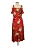 Avon Tropical Red Casual Dress Size M - photo 2