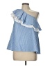 La Blanca Blue Sleeveless Blouse Size L (estimated) - photo 5