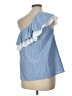 La Blanca Blue Sleeveless Blouse Size L (estimated) - photo 4