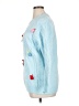 Chicwish Hearts Blue Pullover Sweater Size XL (estimated) - photo 5