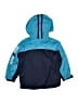 ZeroXposur 100% Polyester Color Block Blue Windbreaker Size 4 - photo 2