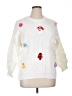 Unbranded Hearts White Pullover Sweater Size XL (estimated) - photo 1