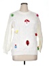 Unbranded Hearts White Pullover Sweater Size XL (estimated) - photo 1