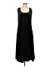 Gap Solid Black Casual Dress Size L - photo 1