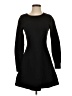 Armani Exchange Solid Black Casual Dress Size S - photo 1