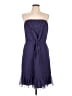 Parameters 100% Silk Purple Cocktail Dress Size 12 - photo 1