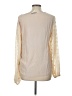 Shein Ivory Long Sleeve Blouse Size 12 - photo 2