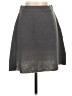 Unbranded Solid Gray Casual Skirt Size P (petite) - photo 1