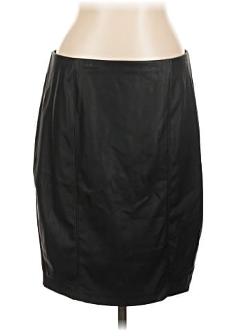 Ellen Tracy Faux Leather Skirt (view 1)