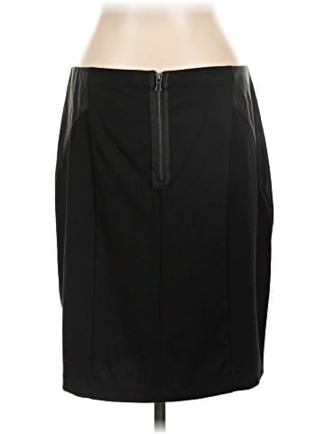 Ellen Tracy Faux Leather Skirt (view 2)