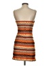 TCEC Argyle Orange Cocktail Dress Size S - photo 2