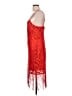 Bebe 100% Polyester Red Cocktail Dress Size L - photo 5