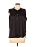 DKNY Black Sleeveless Blouse Size M - photo 1