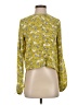 Robert Rodriguez 100% Polyester Yellow Long Sleeve Blouse Size XS - photo 1