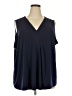 Lane Bryant Blue Sleeveless Blouse Size 26 waist - photo 1