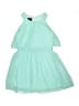 Iz Byer 100% Polyester Solid Teal Dress Size 14 - photo 1