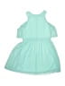 Iz Byer 100% Polyester Solid Teal Dress Size 14 - photo 2